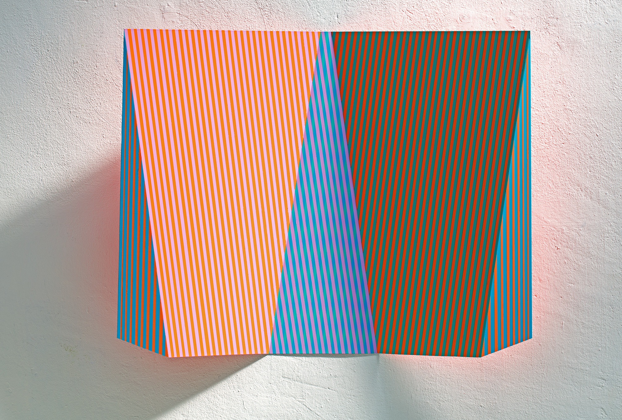 01/16 "FASTRADA" 75x96x18cm, Acrylic/ Alumiumtin
