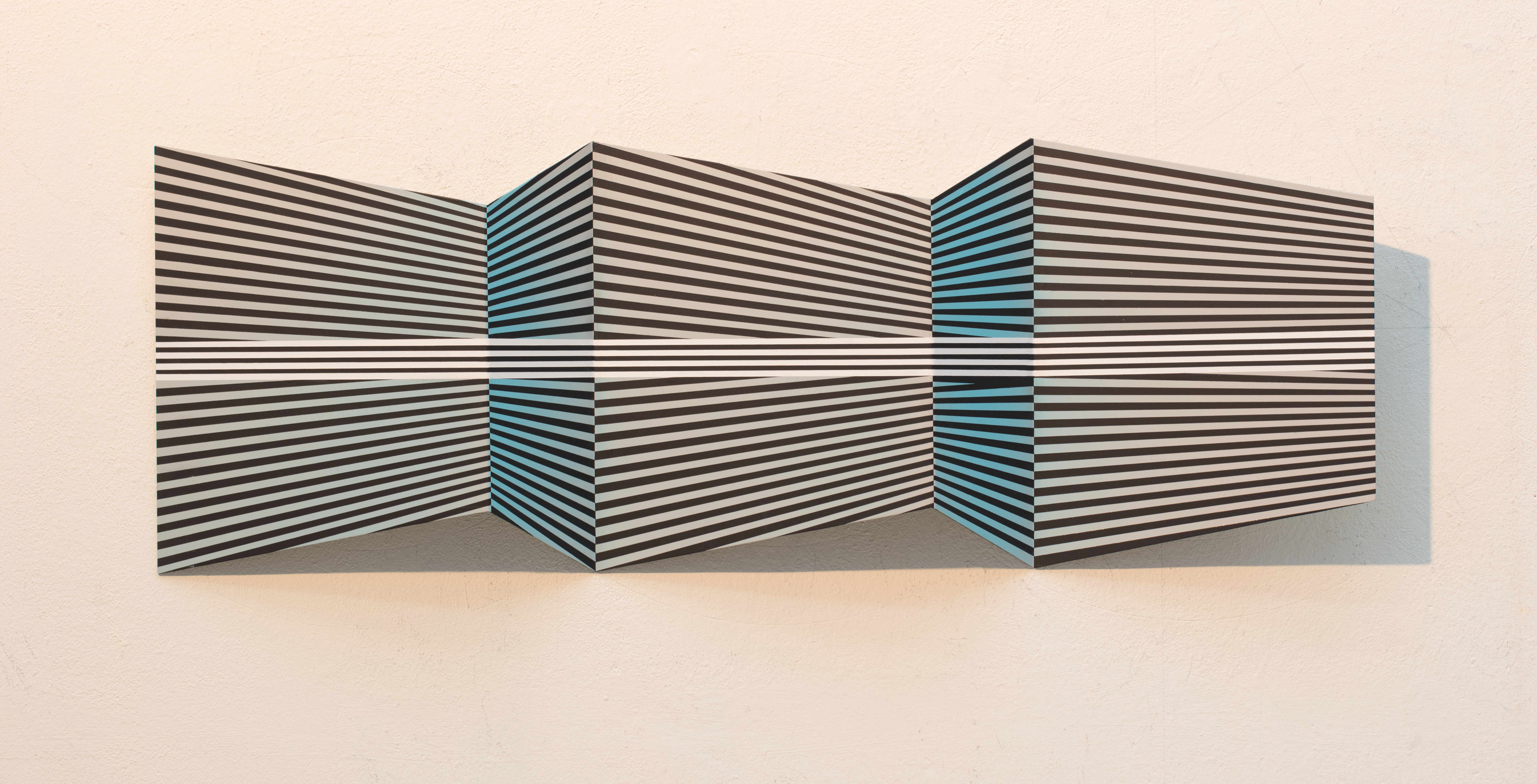 2/17, "JoMaRu XV", 40 x112 x 8 cm, acrylic / alumnium