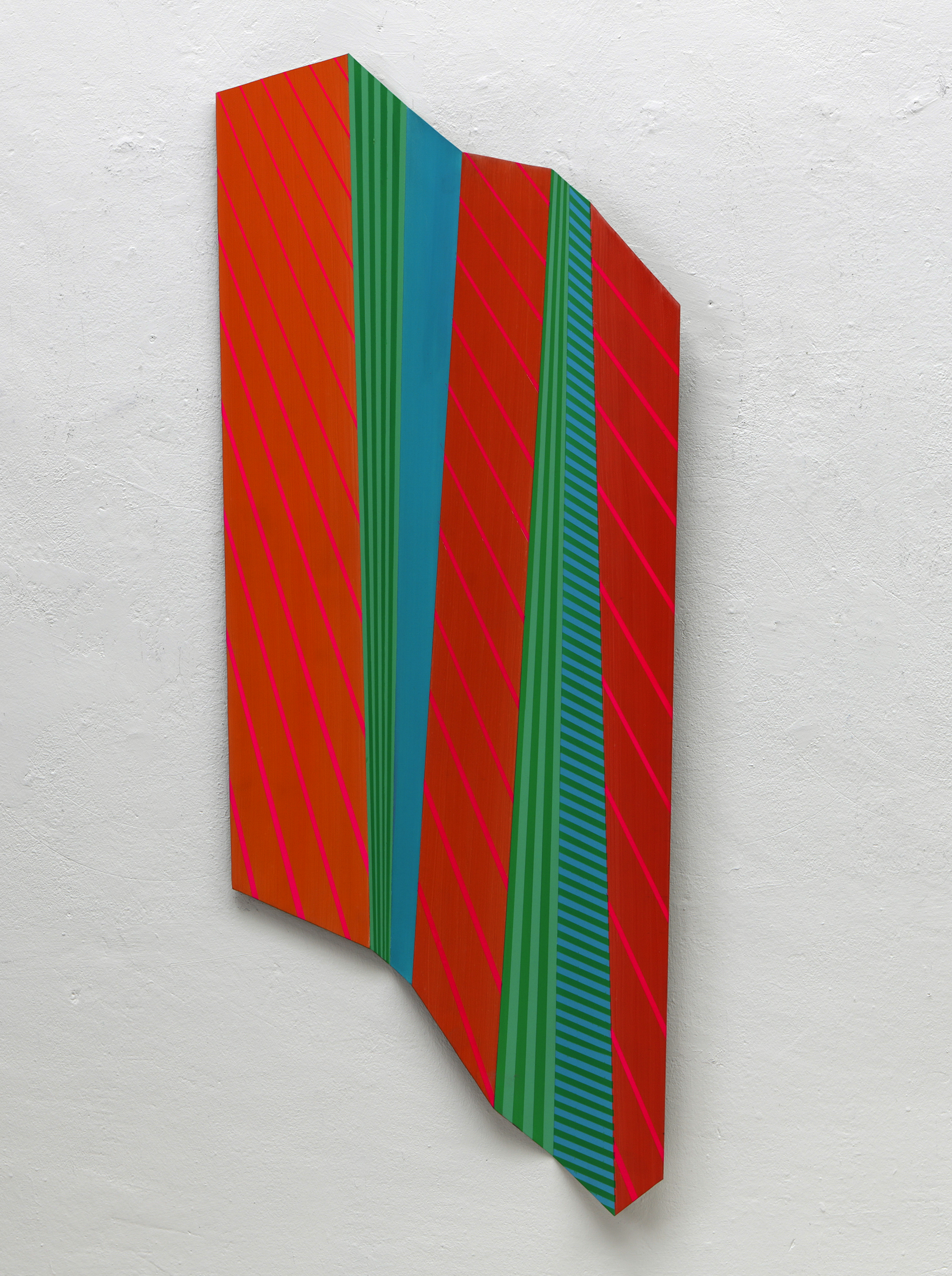 "KARTIKEYA III" 170 x 66 x 4 cm, acylic/formed aluminium