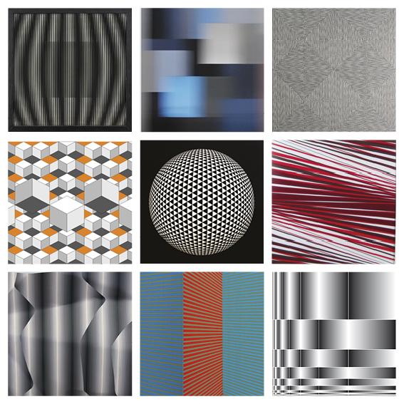A new view on contemporary Op Art with with works from 17 international artists!