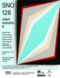 "reliefreduktiv # 6" SNO-Sydney curated by Edgar Diehl
